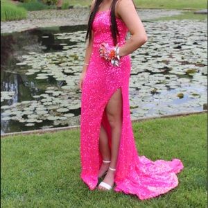 2 Cute Hot Pink  Prom dress
